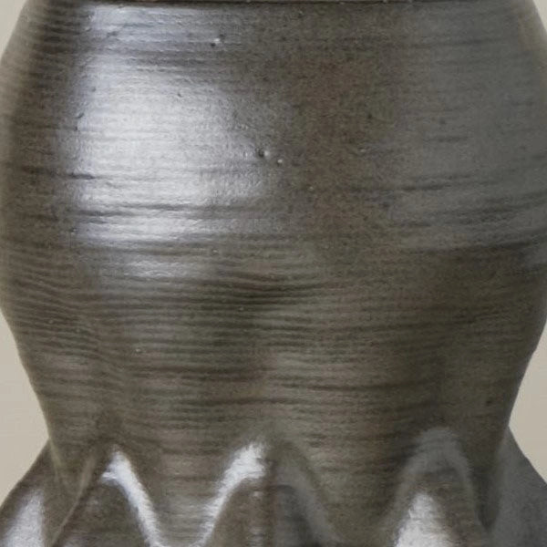 black Ceramic sculpture 3D printed texture #color_black