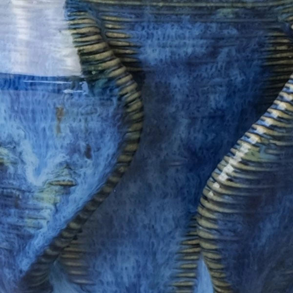 blue Ceramic Planter 3D printed texture #color_sapphire blue