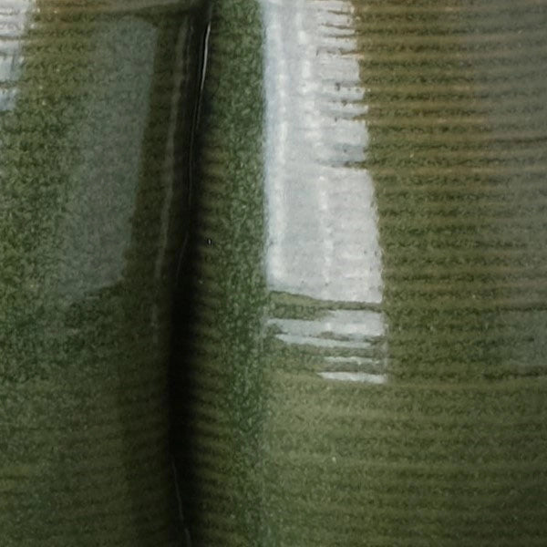 green Ceramic Cutlery Holder 3D printed texture #color_olive green