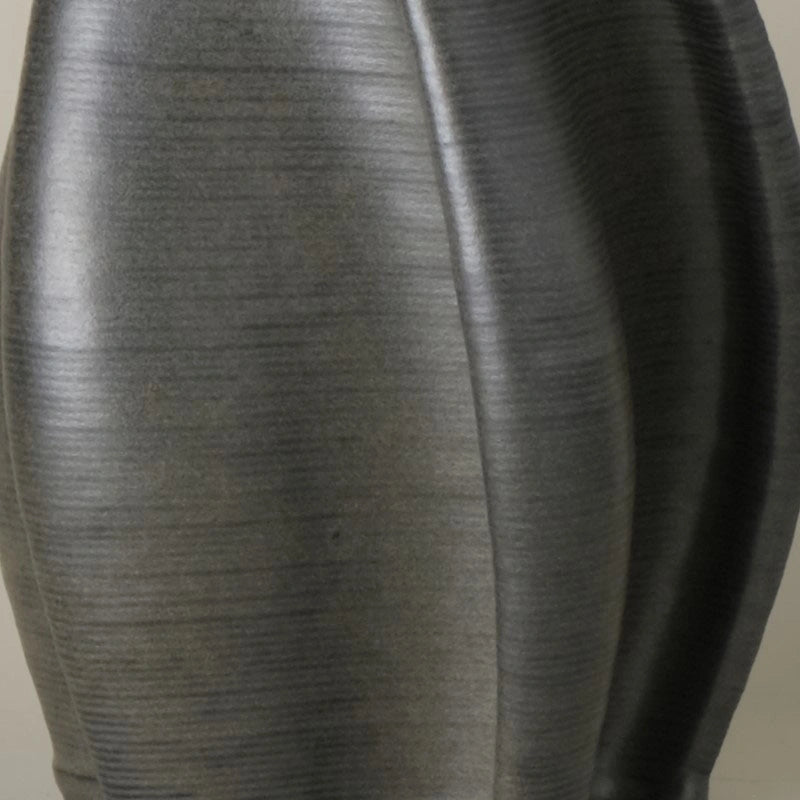 black Ceramic Table Vase 3D printed texture #color_black
