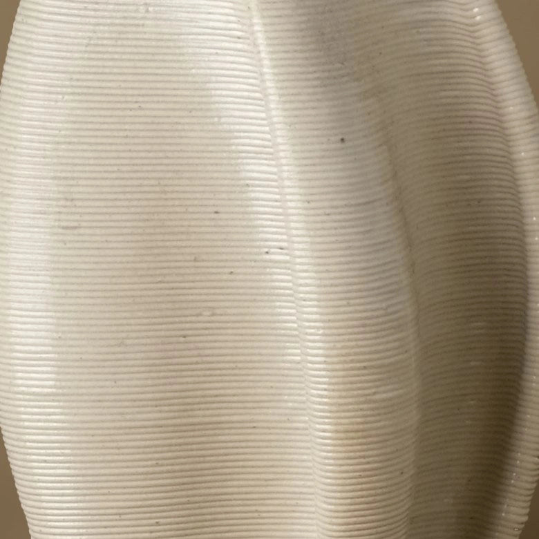 white Ceramic Flower Vase 3D printed texture #color_white