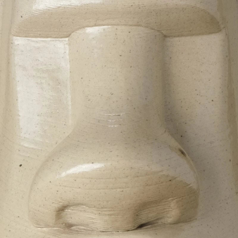 white Ceramic sculpture 3D printed texture #color_white