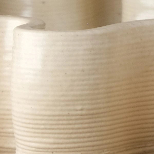 Round white Ceramic Decorative Tray 3D printed texture #color_white