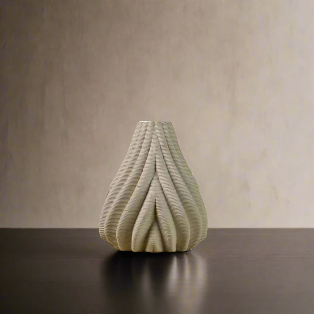 white ceramic vase, small vase for home decor #color_white